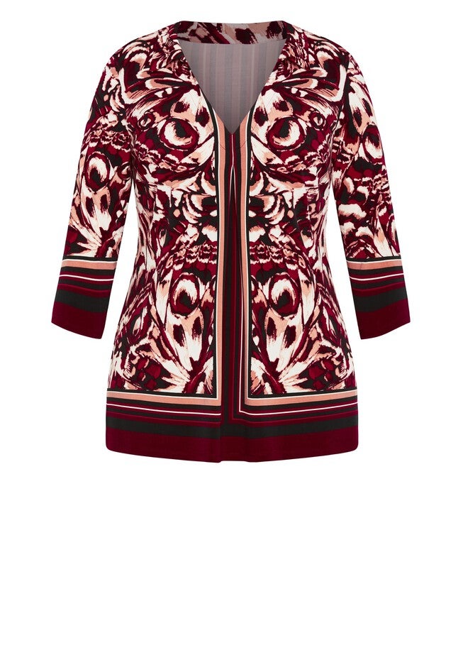 Marni Placement Top, BLACK PLACEMENT, alternate image number null