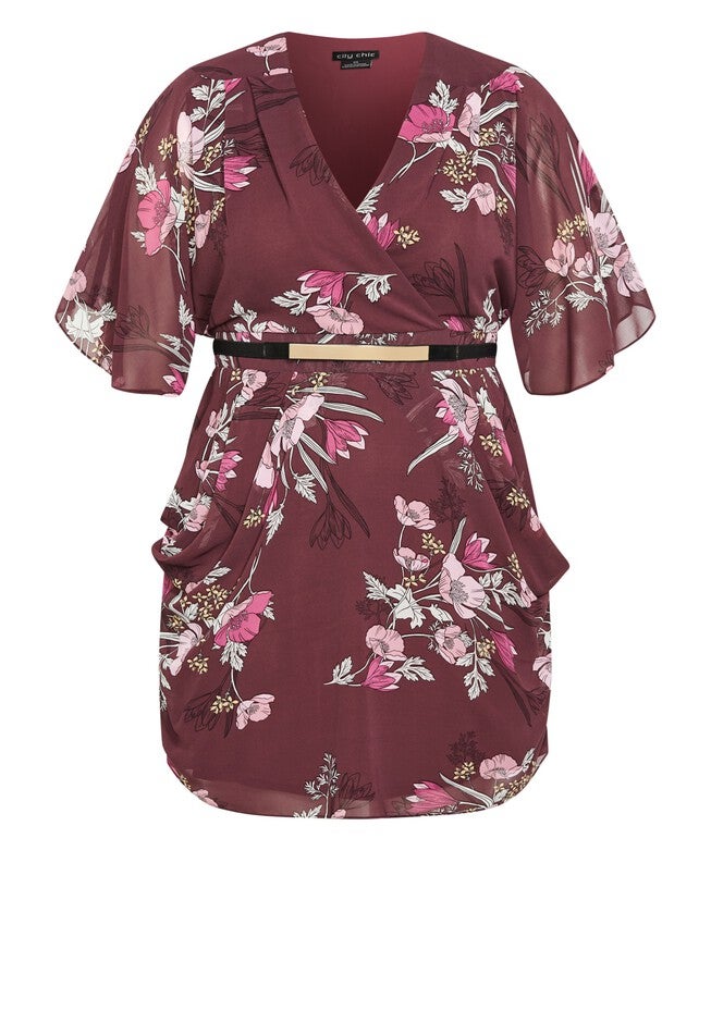 Lila Dress - oxblood, RED, alternate image number 2