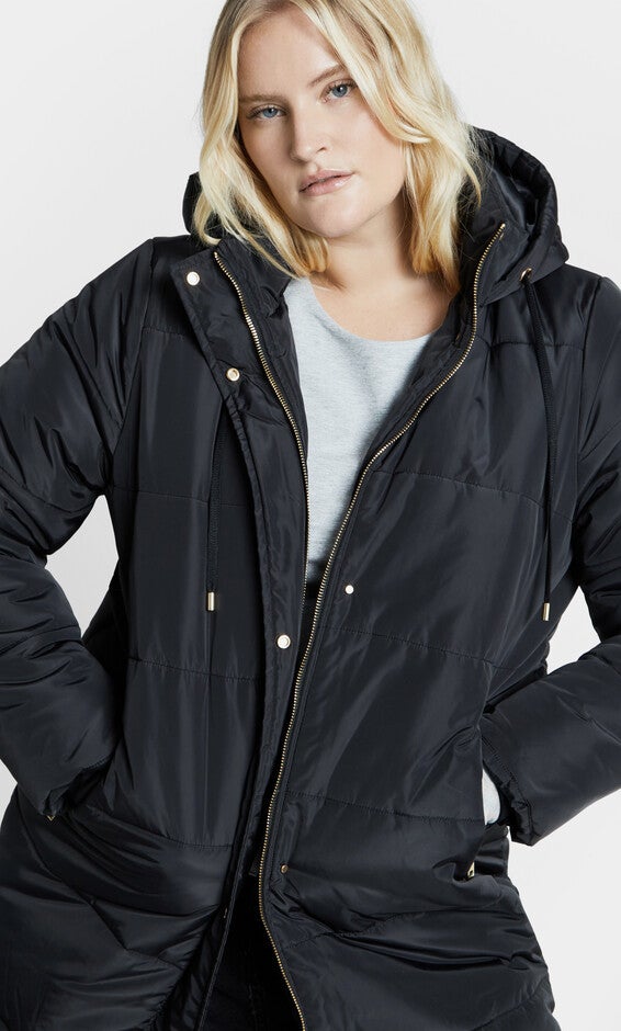 Darcy Puffer Jacket - black, BLACK, alternate image number null