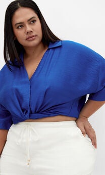 Rosie Shirt - cerulean