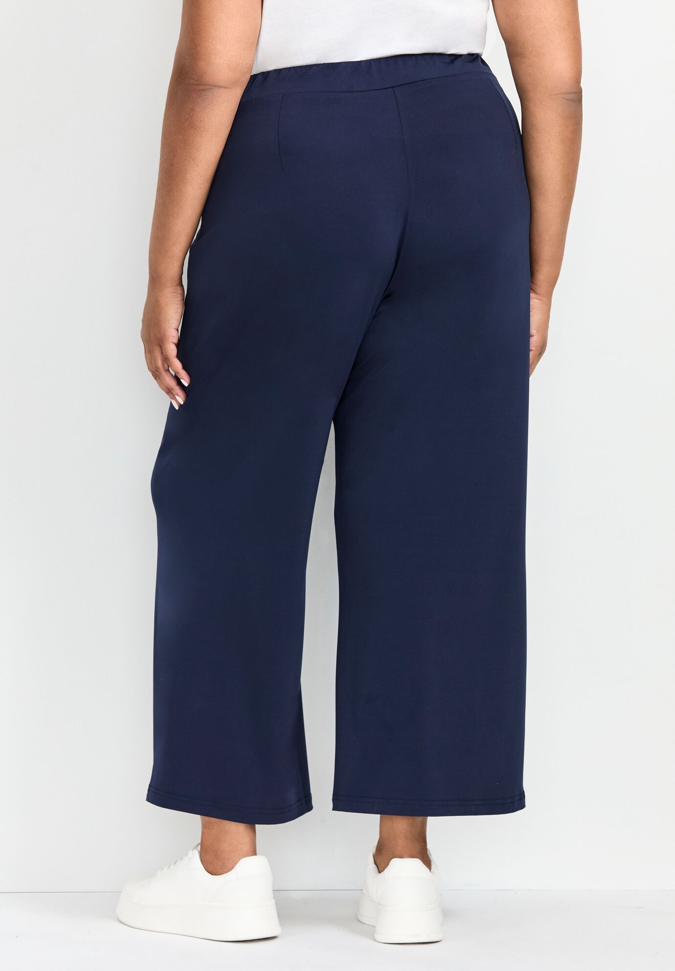 Audrey Wide Leg Pant, NAVY, on-hover image number 1