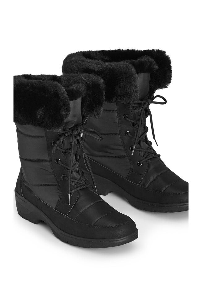 Nylah Cold Weather Boot, BLACK, alternate image number null