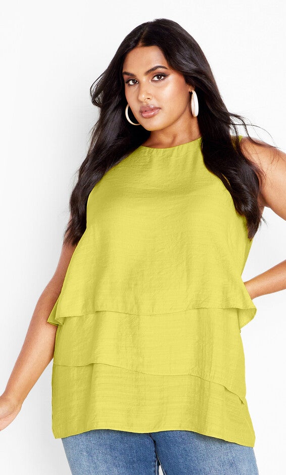 Briella Top - lush lime, YELLOW, hi-res image number null