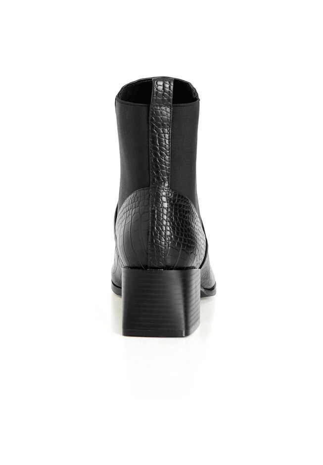 WIDE FIT Eden Ankle Boot - black, BLACK, alternate image number 2