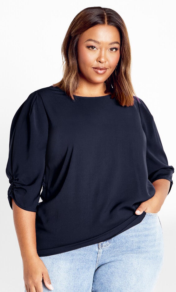 Emery Top - navy, BLUE, hi-res image number null