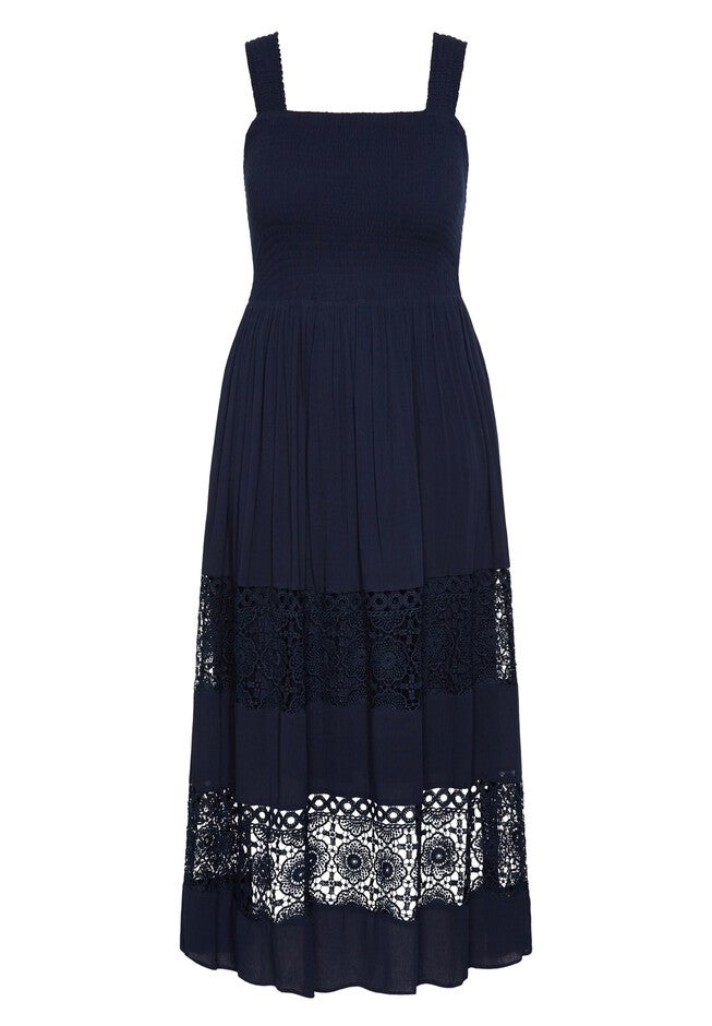By The Beach Maxi Dress - navy, BLUE, alternate image number null