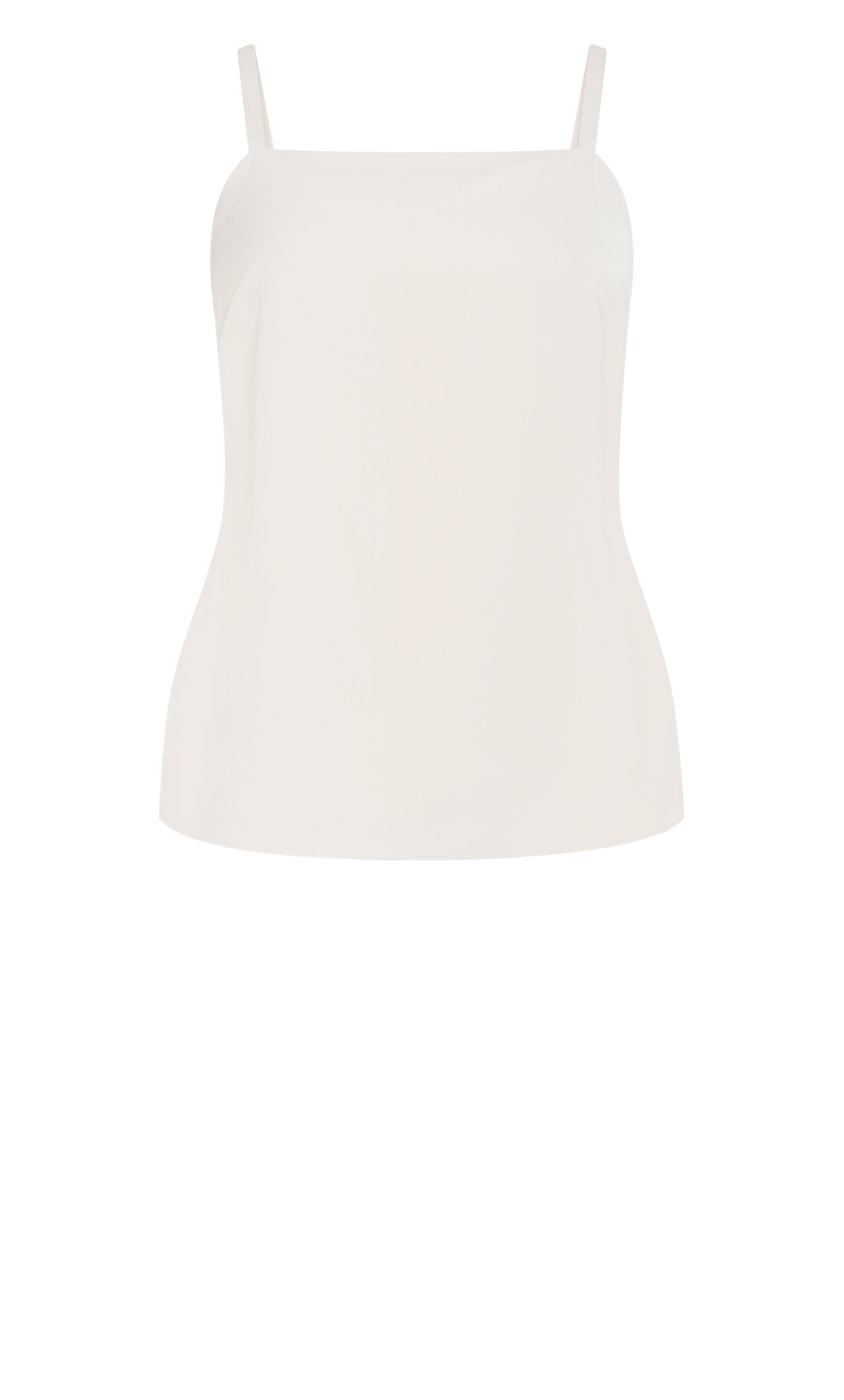 Sadie Straight Neck Cami - cream, BEIGE, alternate image number 5