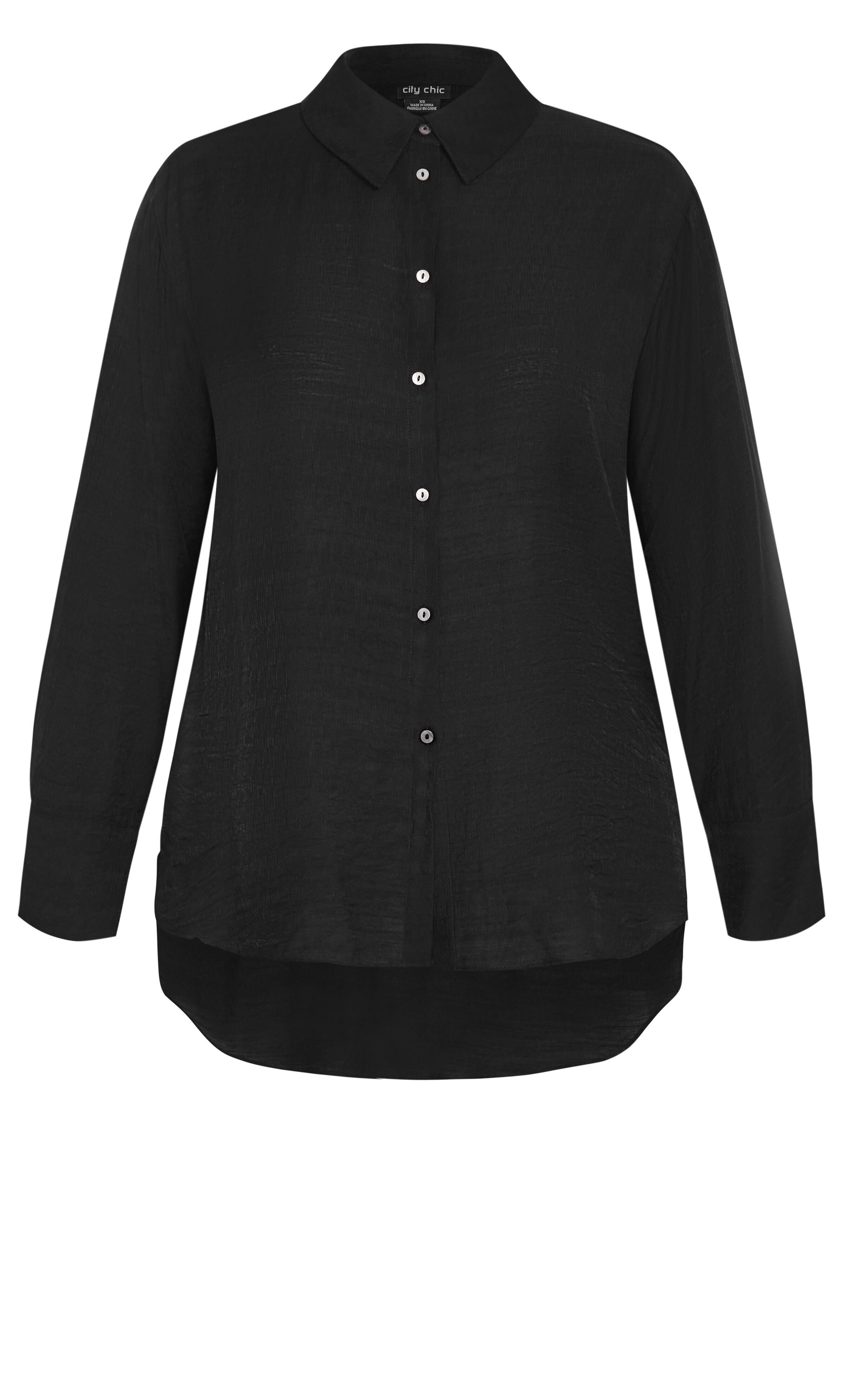 Bella Shirt - black, BLACK, alternate image number 3