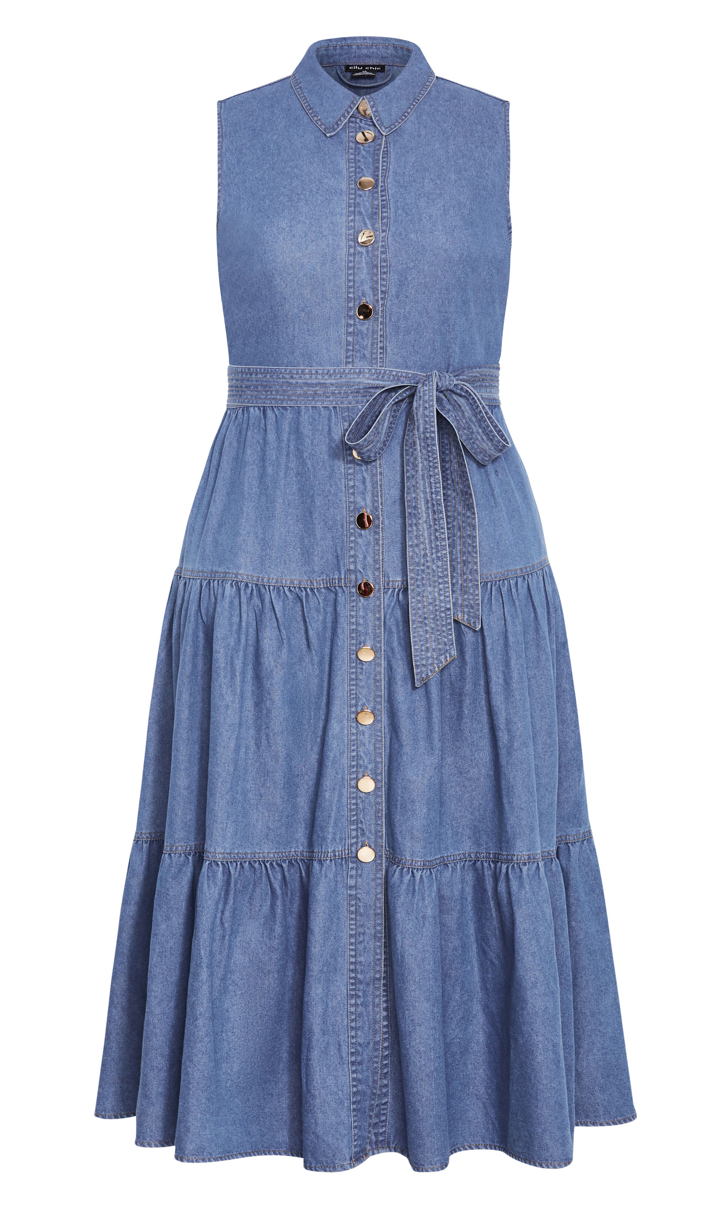 Raya Maxi Dress - light denim, BLUE, alternate image number 4
