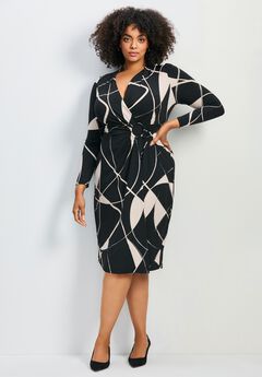 Darlene Jersey Wrap Dress
