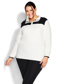 Polar Fleece Color Block Pull Over