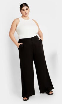 Nala Linen Pant - black