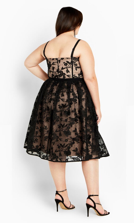 Angeline Dress - black, BLACK, alternate image number 2