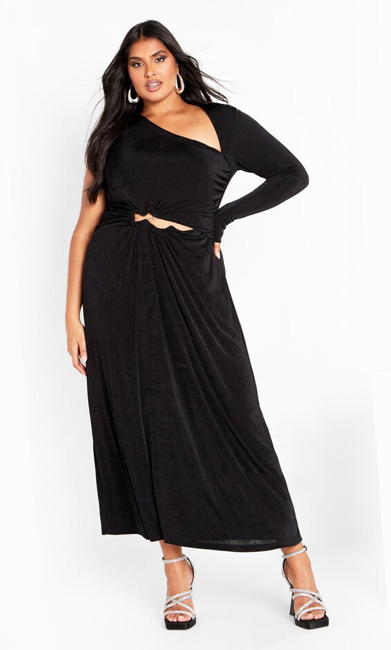 Paola Maxi Dress - black, BLACK, alternate image number null
