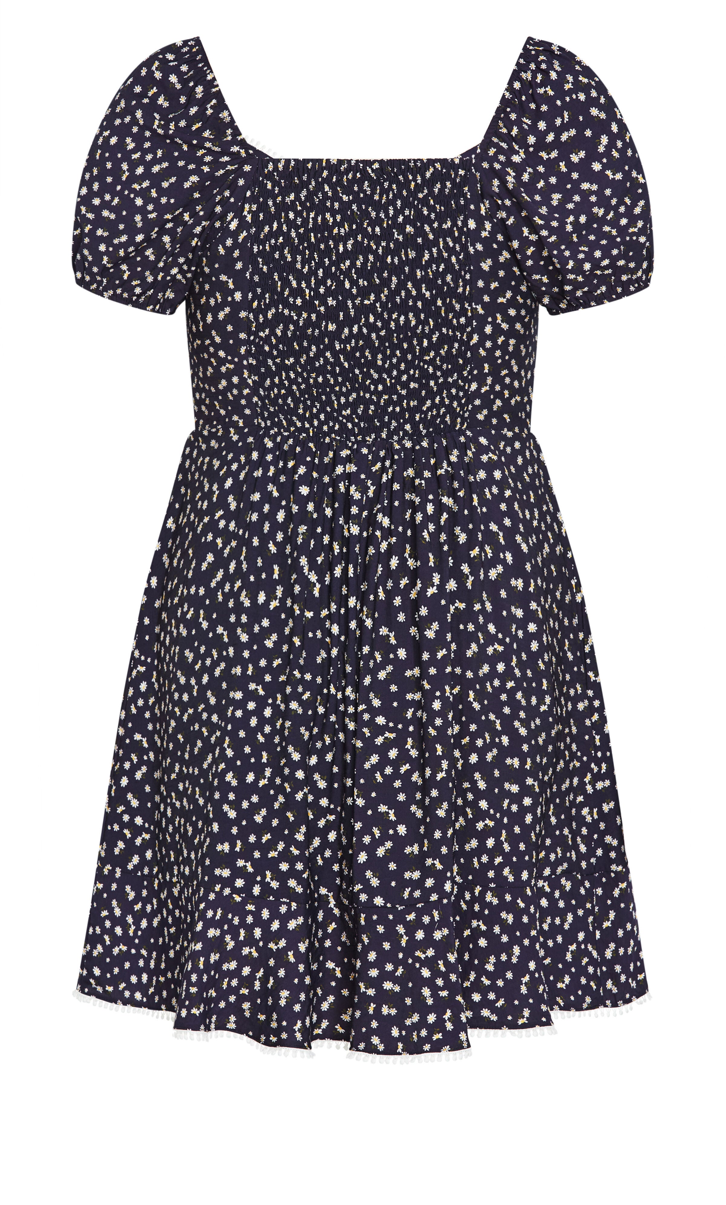 Sky Kiss Dress - navy print, BLUE, alternate image number 5