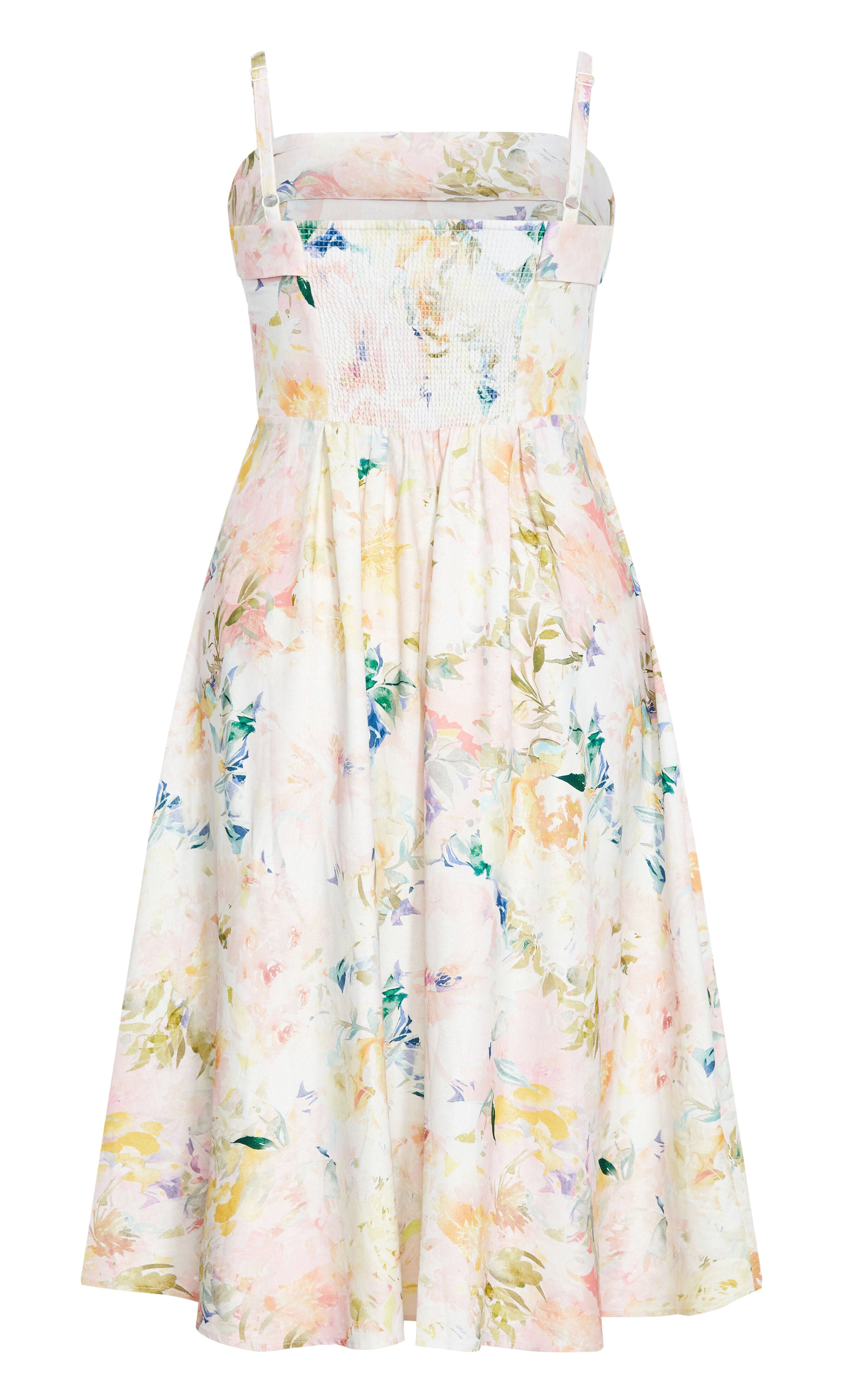 Garden Of Love Linen Dress - pout, CREAM, alternate image number 4