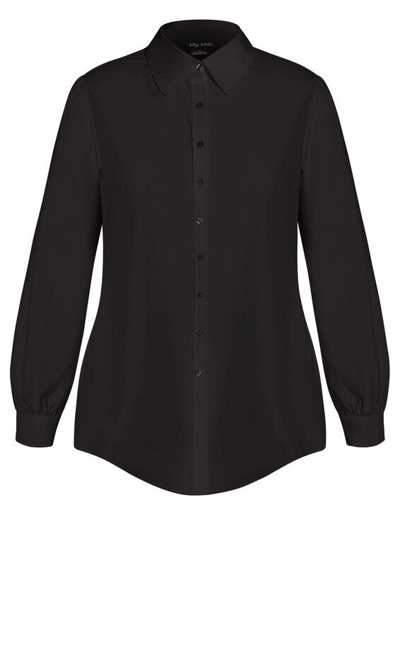Clean Look Shirt - black, BLACK, alternate image number 5