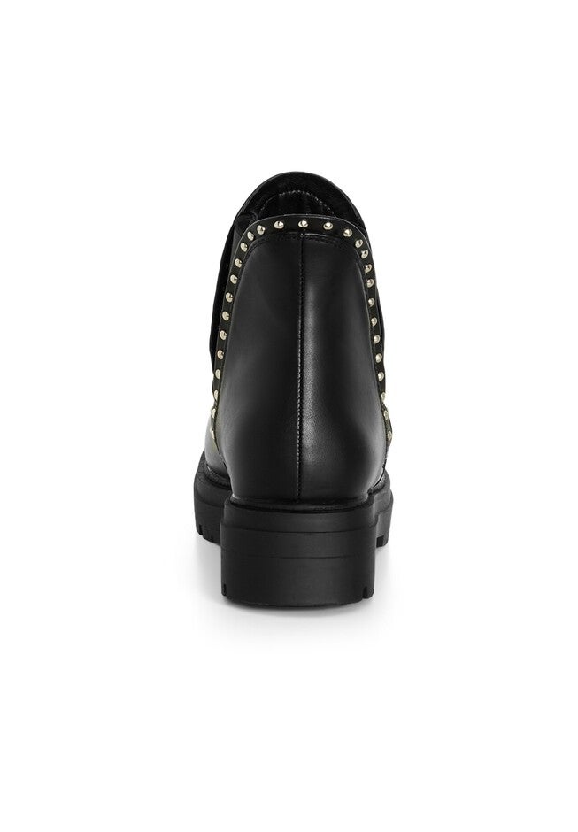 Gia Stud Ankle Boot, BLACK, on-hover image number 1