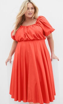 Rosabella Dress - coral