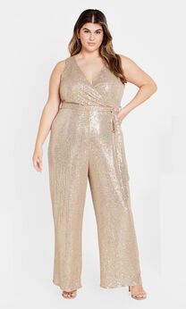 Dazzling Jumpsuit - bronze