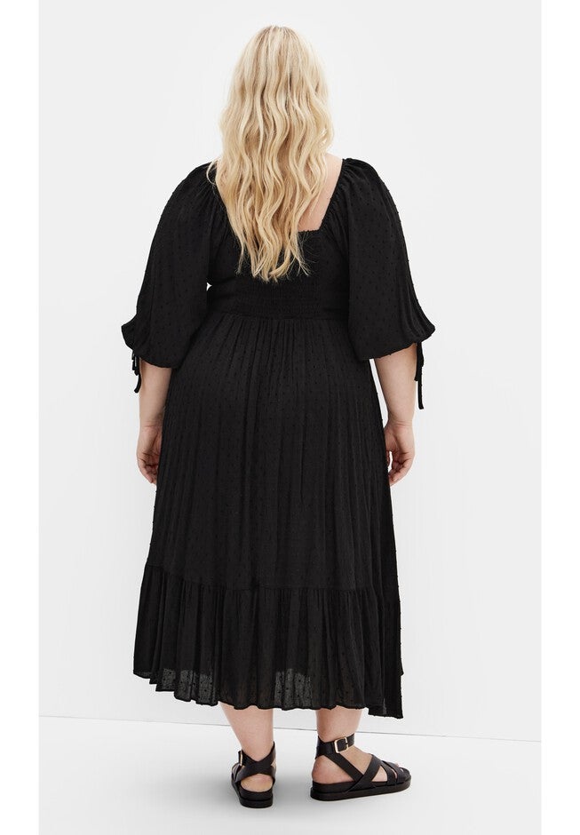 Ally Dress - black, BLACK, on-hover image number 1