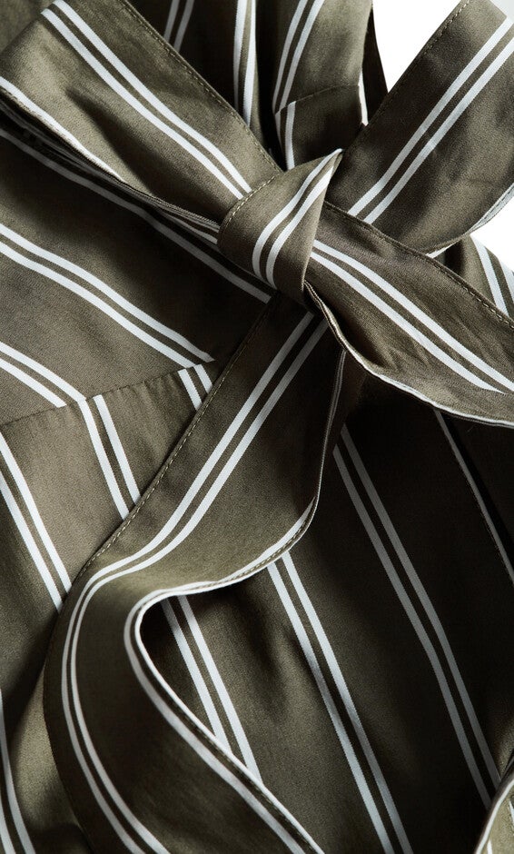 Selena Wrap Dress - olive, GREEN, alternate image number 5
