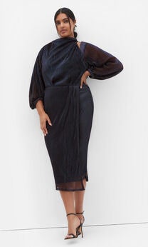 Jaylee Mesh Dress - midnight