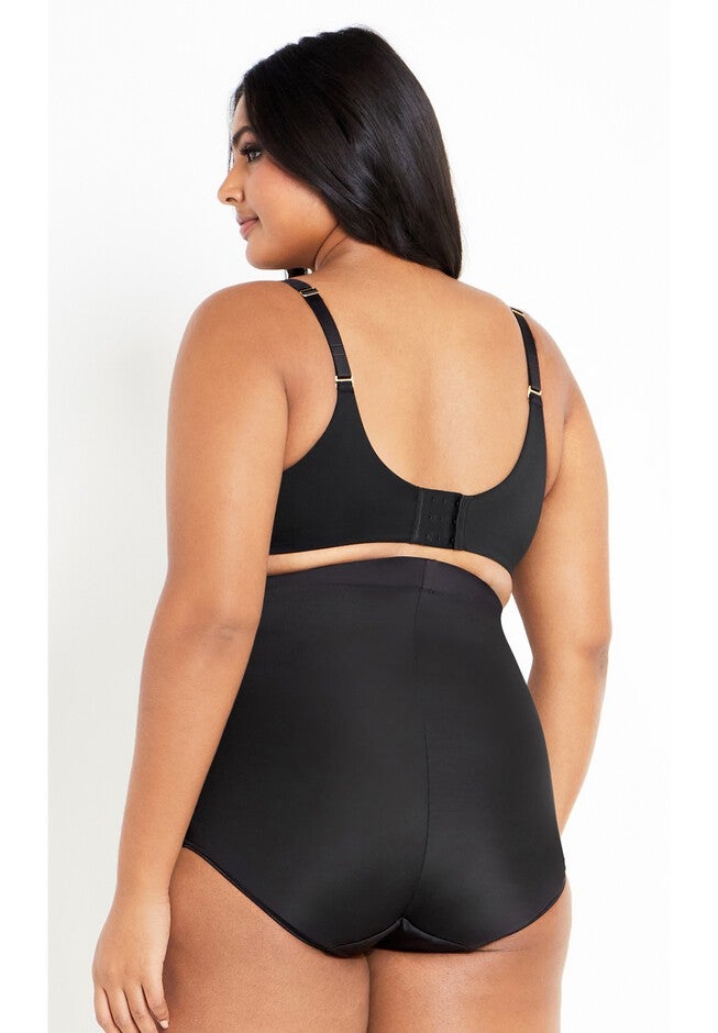 Smooth & Chic Control Brief - black, BLACK, on-hover image number null