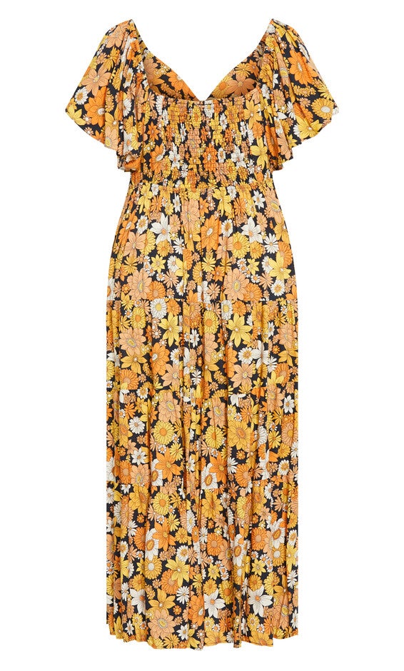 Brigitte Dress - yellow, SUNSHINE, alternate image number null