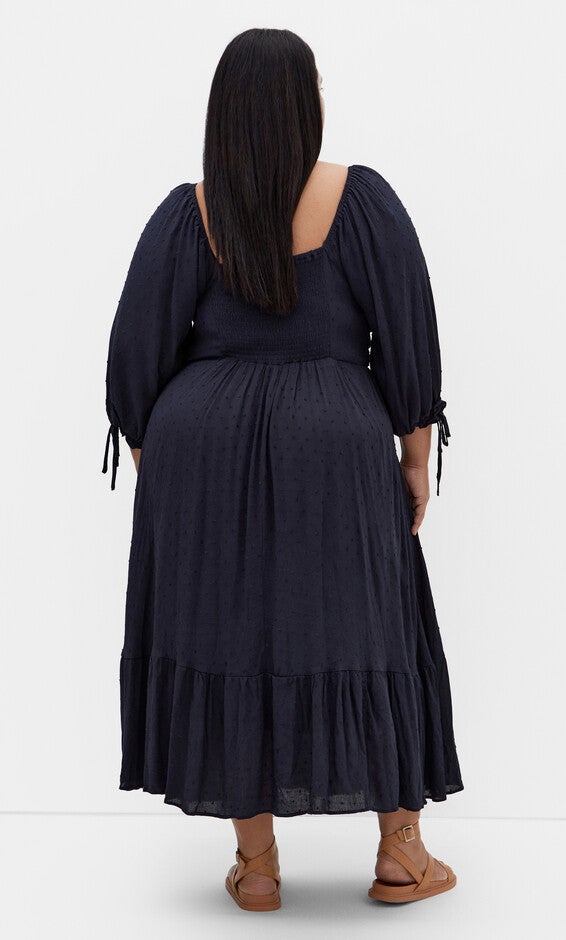 Ally Dress - navy, NAVY, alternate image number 1