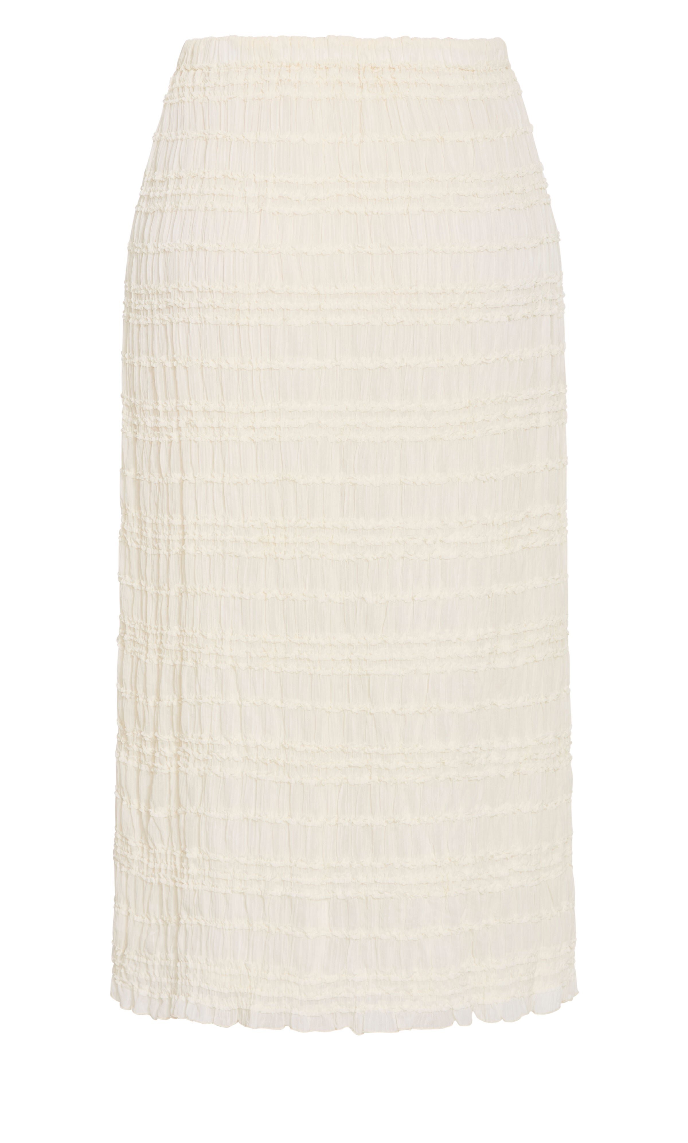 Emelia Shirred Skirt, BEIGE, alternate image number 5