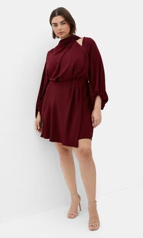 Jaylee Mini Dress - plum