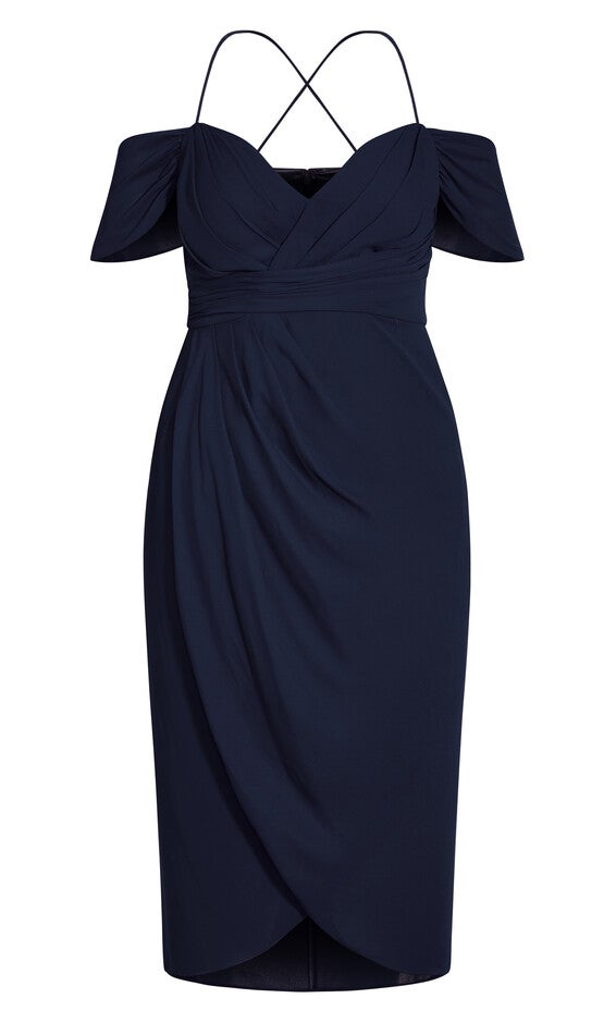 Entwine Maxi Dress - navy, BLUE, alternate image number 4