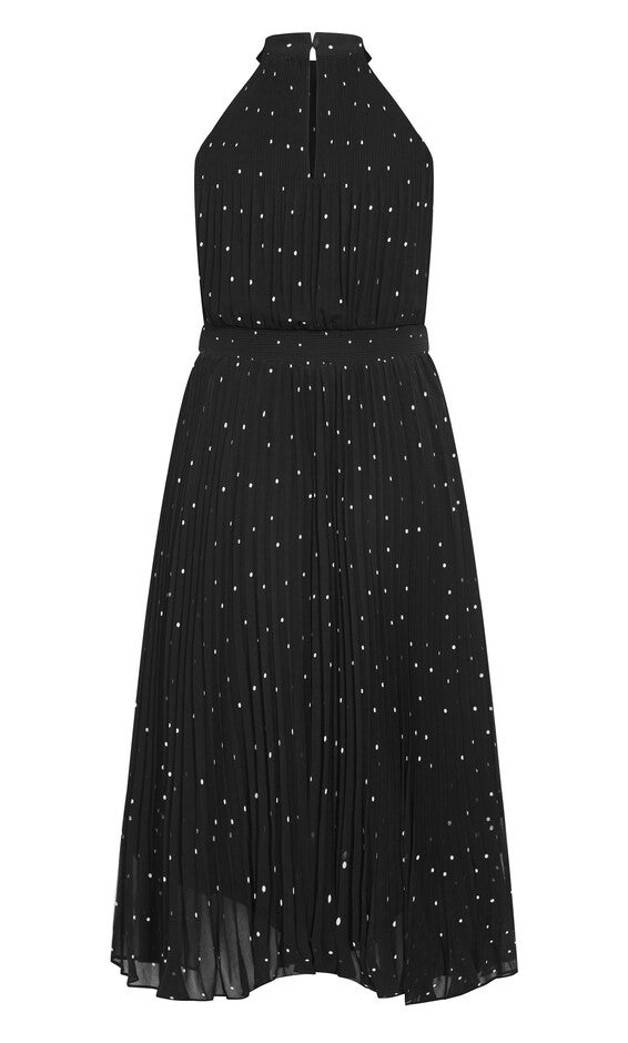 Miriam Print Dress - black, BLACK, alternate image number 5