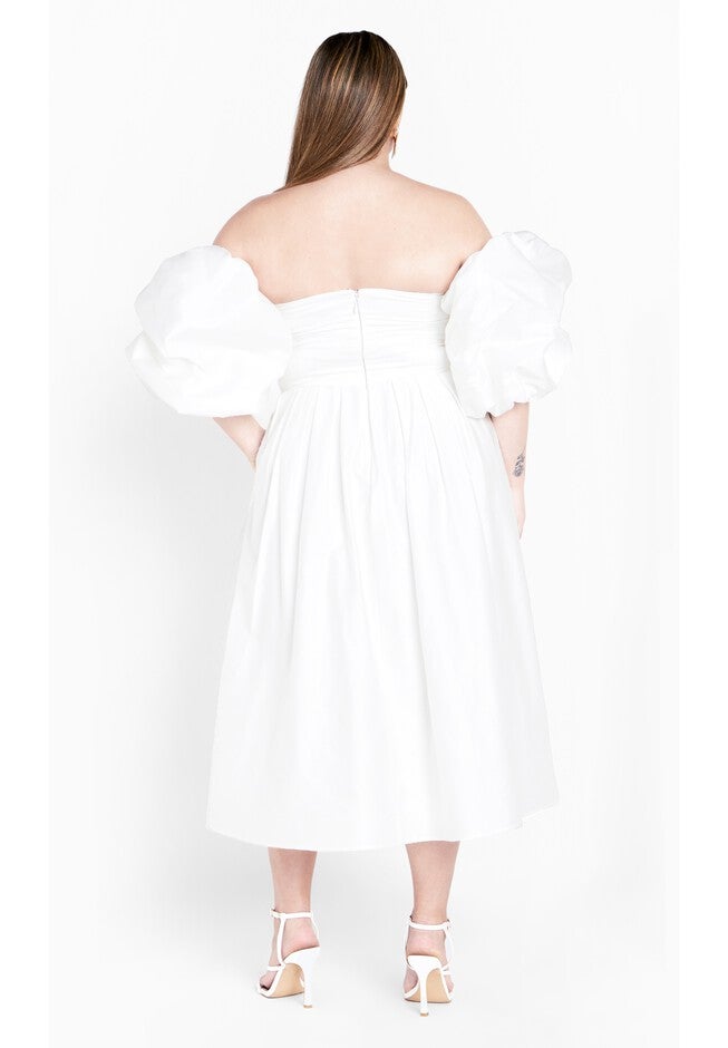 Rosalee Dress - ivory, WHITE, alternate image number null