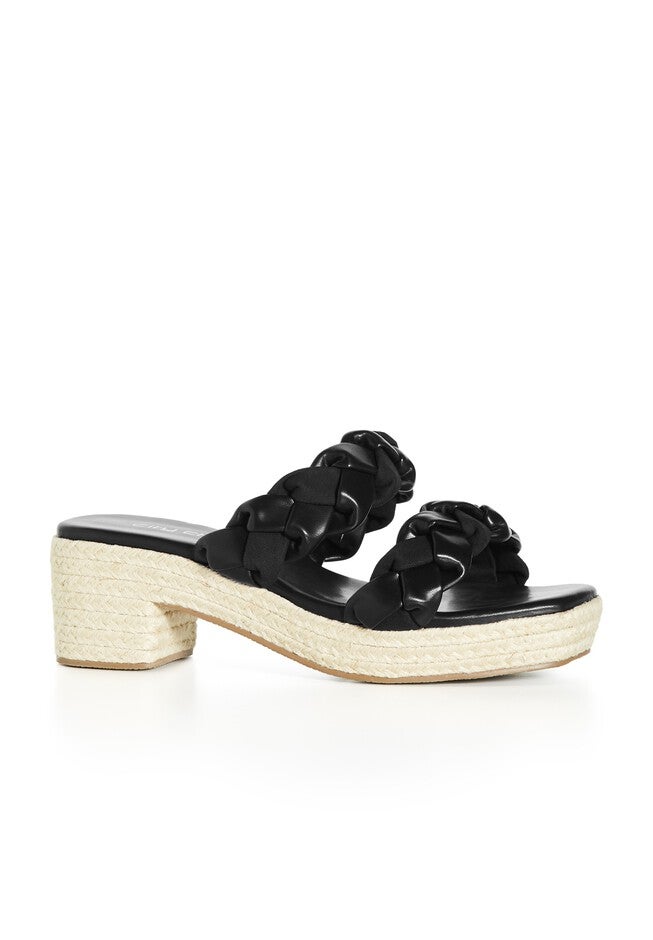 WIDE FIT Roxy Flatform Heel - black, BLACK, hi-res image number 0