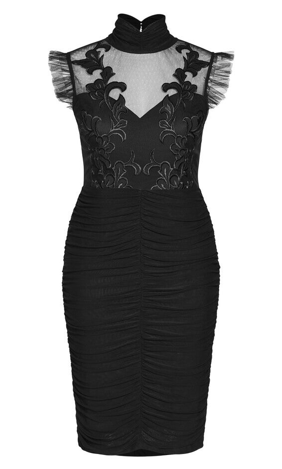 Rebecca Dress - black, BLACK, alternate image number 4