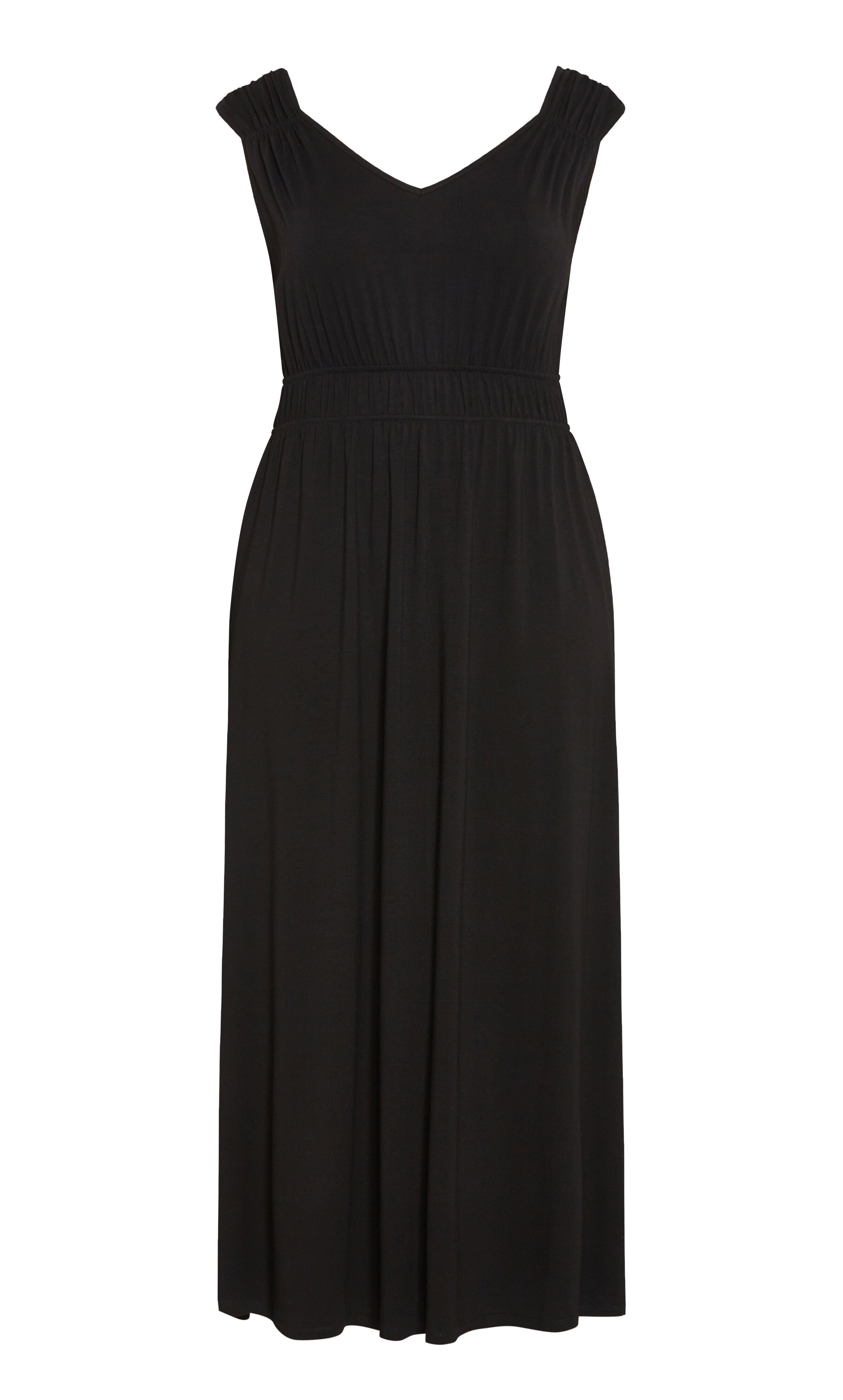 Lani Maxi Dress - black, BLACK, alternate image number 4