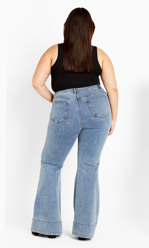 Harley Veronica Jean - light denim, LIGHT, alternate image number 2