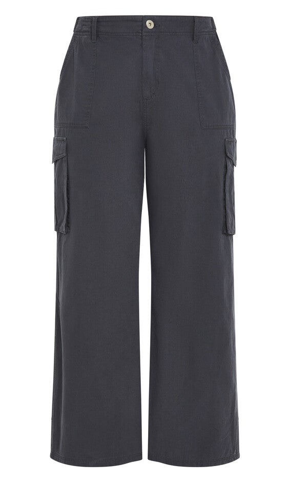 Mia Cargo Pant - steel washed, BLUE, alternate image number 4