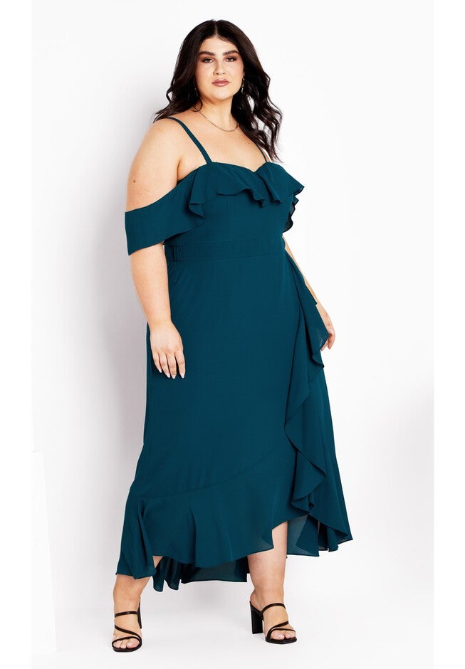 Remy Maxi Dress - emerald, EMERALD, on-hover image number 1
