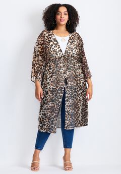 Tie-Front Duster Kimono