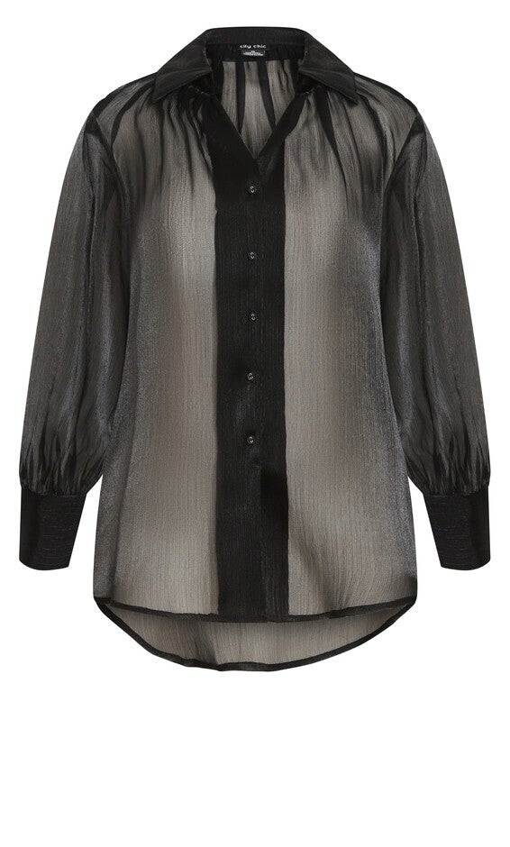Iliana Shirt - black, BLACK, alternate image number 3