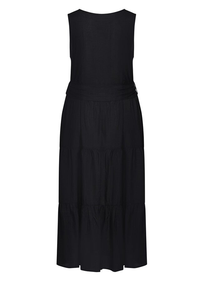 Seashore Maxi Dress, BLACK, alternate image number null