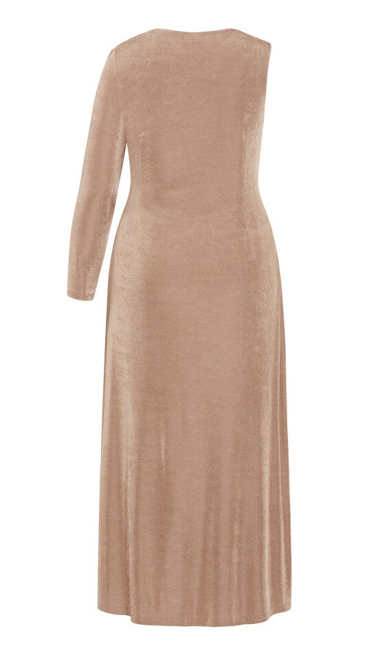 Paola Maxi Dress - mocha, BROWN, alternate image number 4