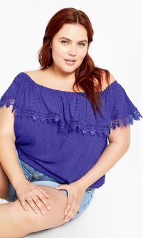 Spot Sara Top - cobalt