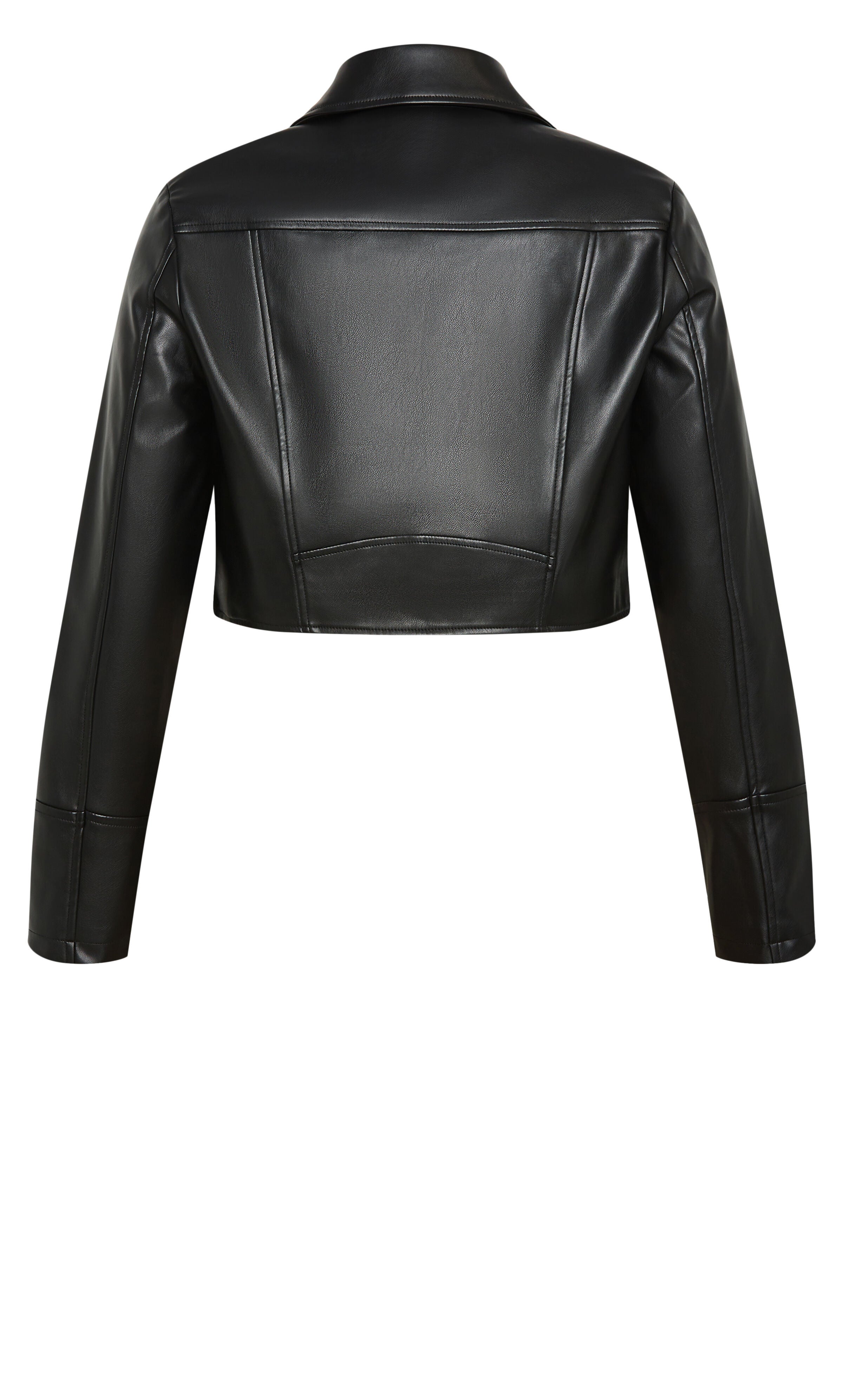 Amira Faux Leather Jacket - black, BLACK, alternate image number 5