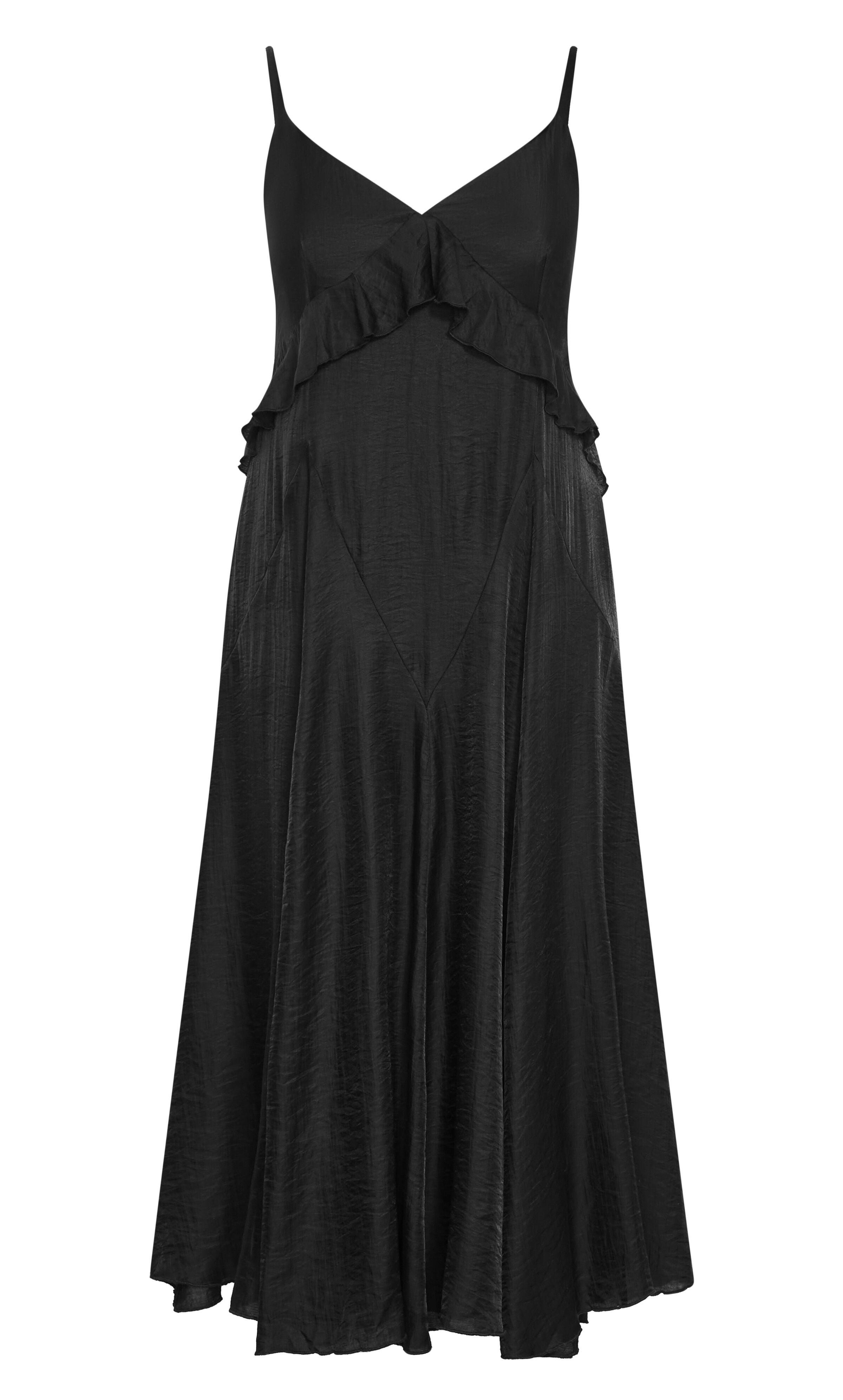 Clara Maxi Dress, BLACK, alternate image number 4