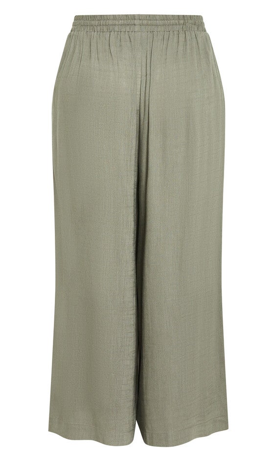 Ashley Crop Pant - olive, OLIVE, alternate image number 3