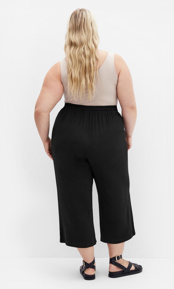 Brigitta Crop Pant - black, BLACK, alternate image number 1